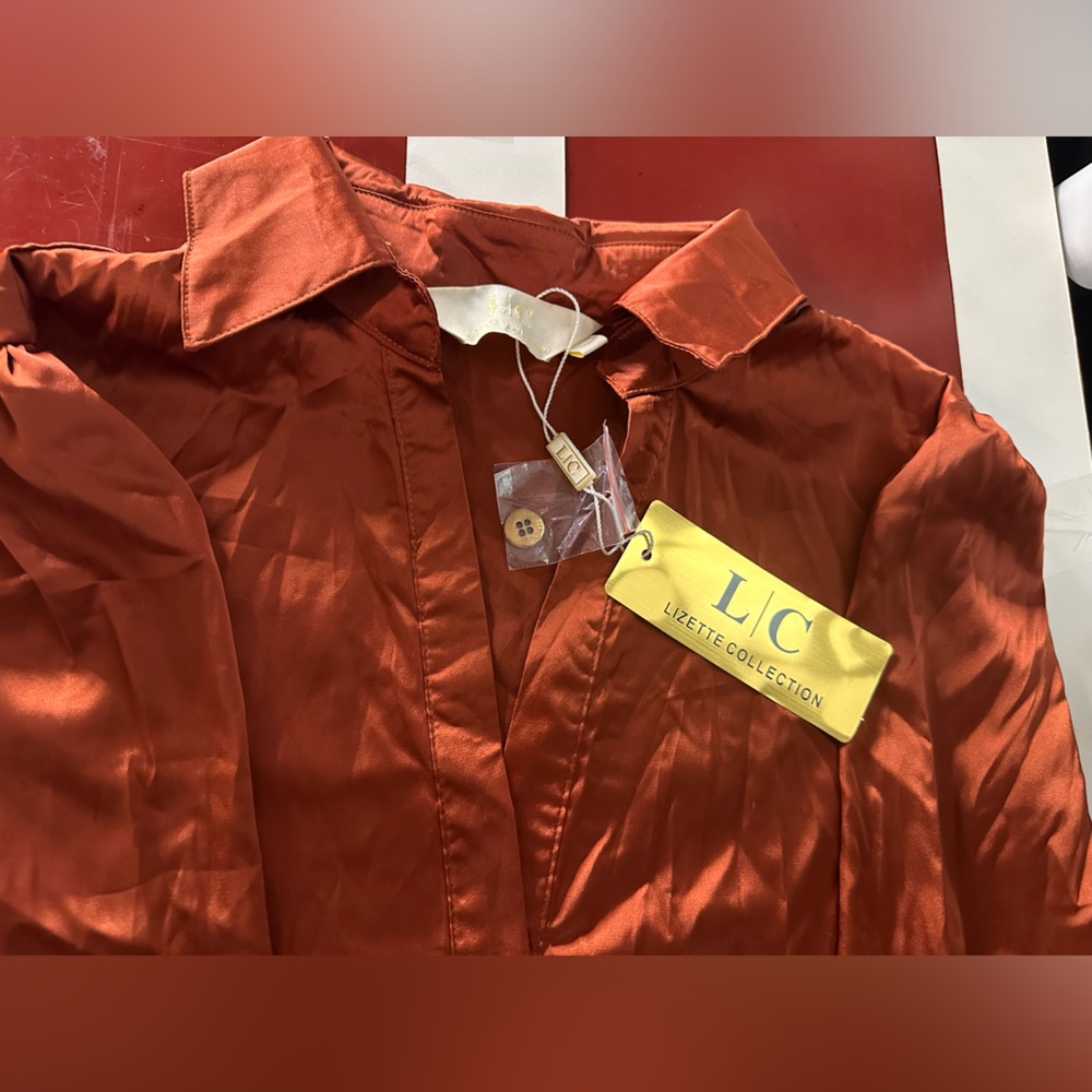 LC Lifestyle Collection Rust Shirt